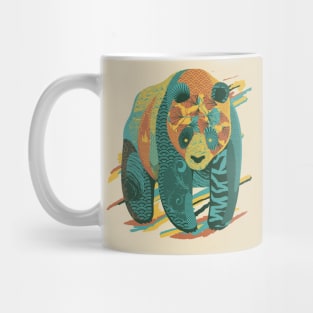 Colorful Tattooed Panda Textures by Tobe Fonseca Mug